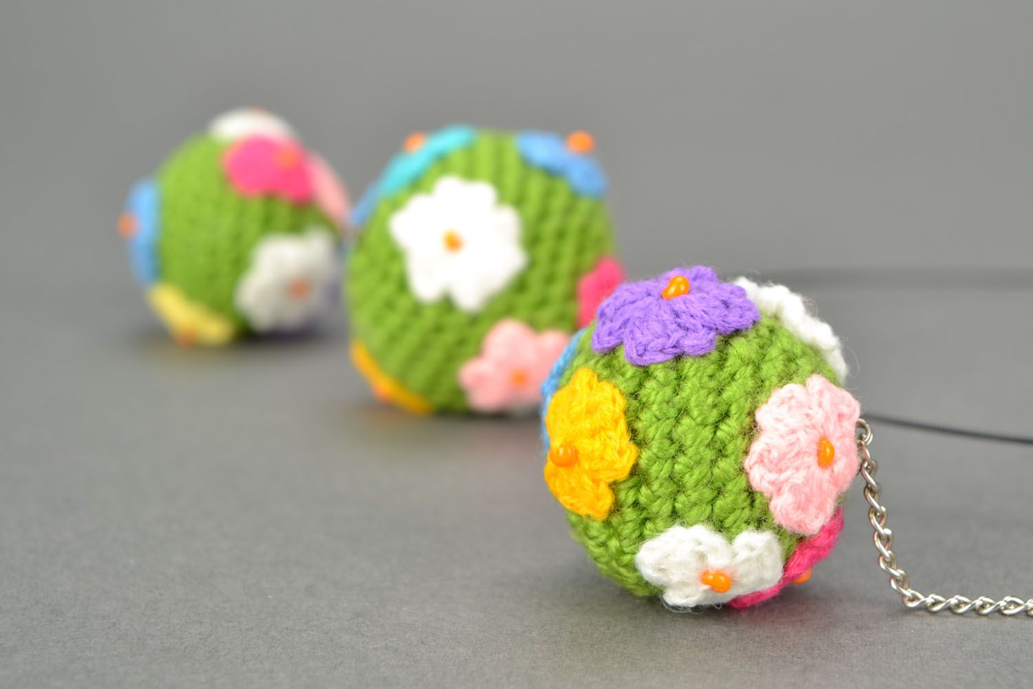 Set of crocheted jewelry photo 5