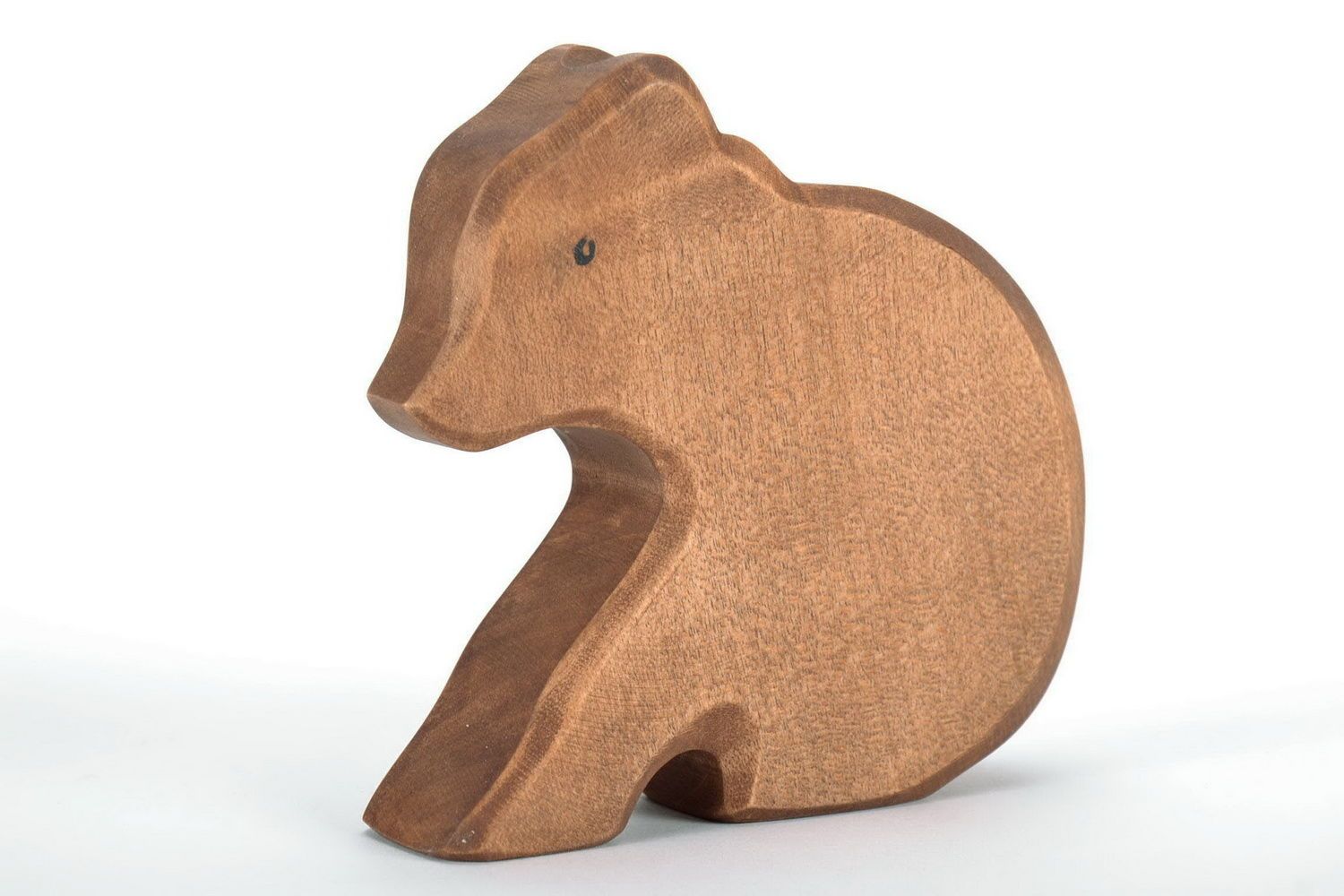 Wooden Figurine Grizzly Bear photo 3