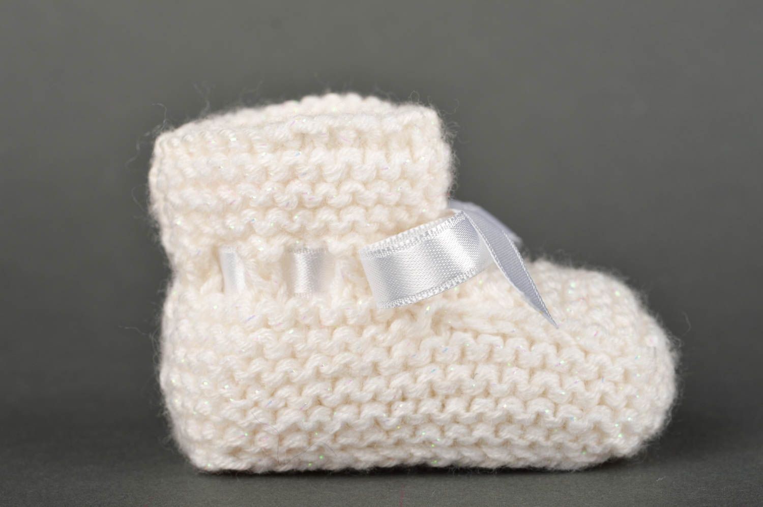 Handmade crocheted baby bootees cute socks for kids warm baby clothes photo 3