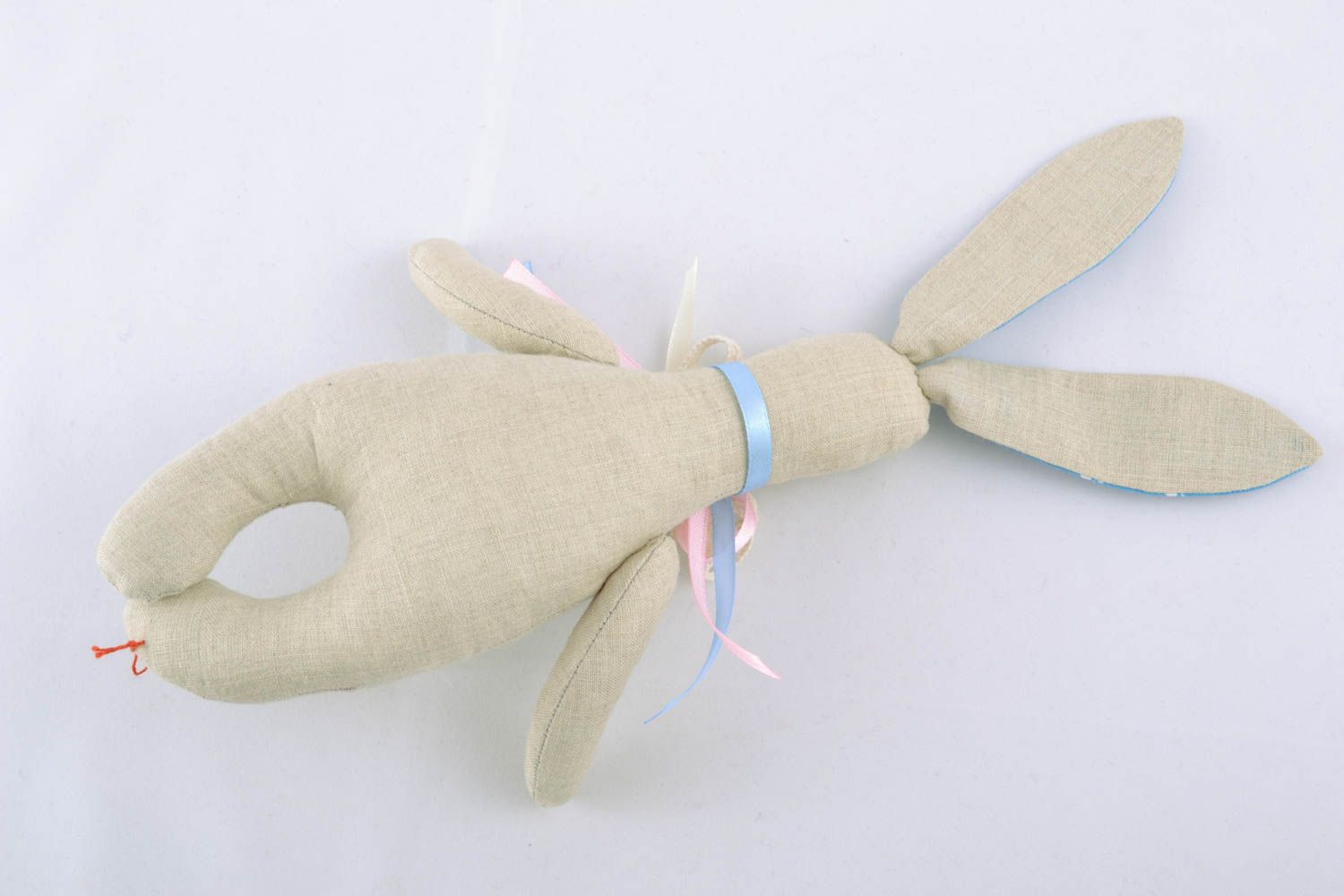 Handmade toy hare photo 3