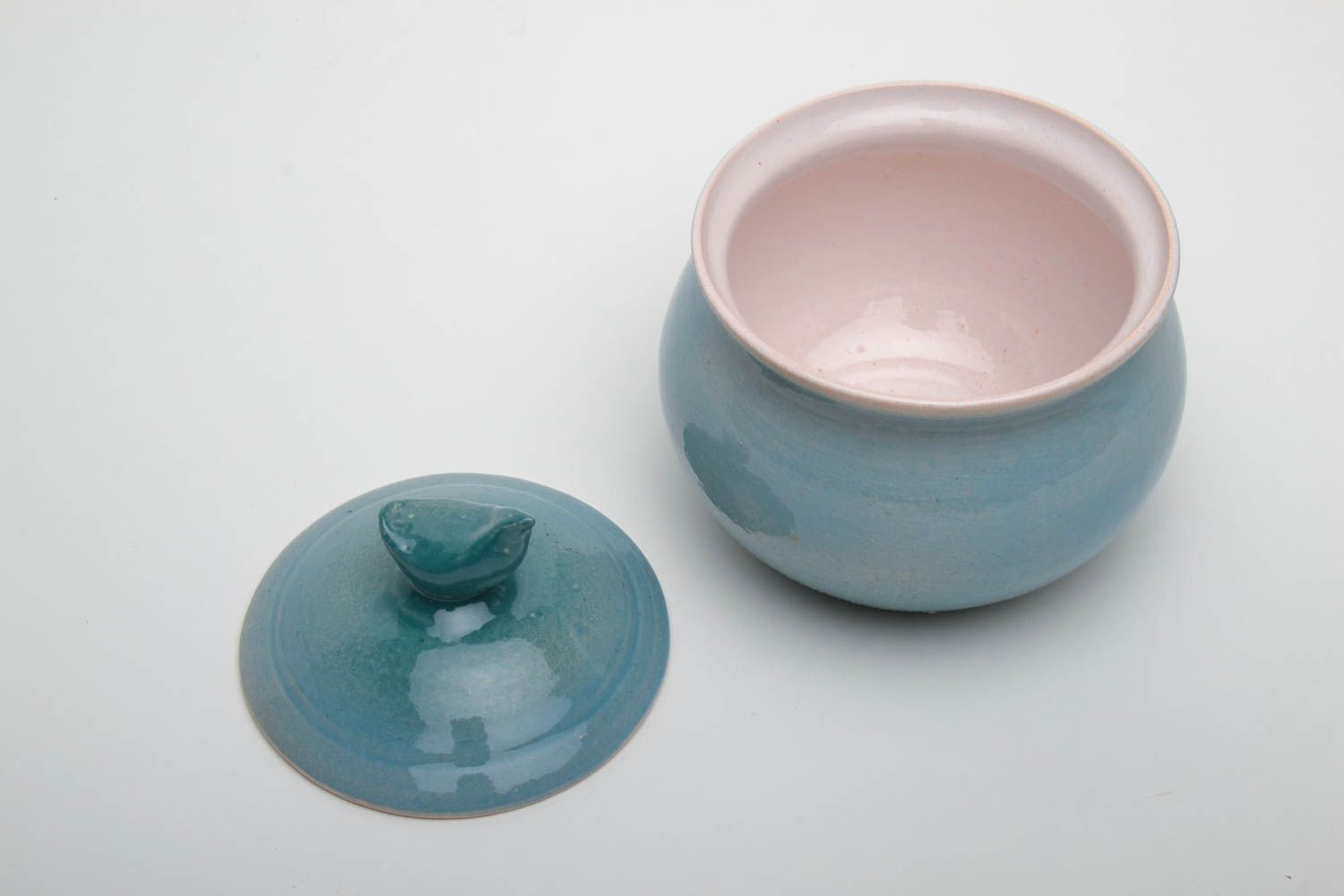 Ceramic sugar bowl photo 3