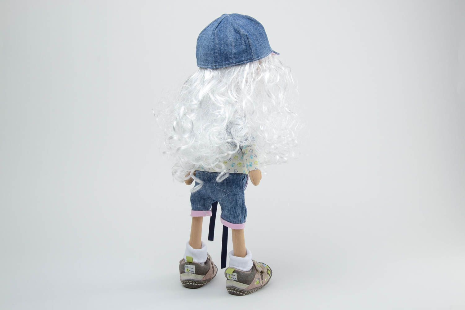 Originelle künstlerische Interieur Puppe handmade aus Stoff für Kleinkinder Geschenk foto 4