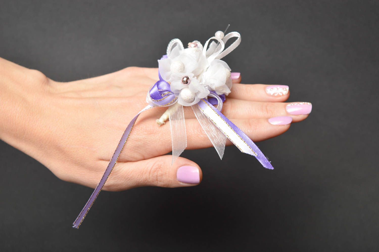 Handmade wedding accessories lapel flowers corsages and boutonnieres  photo 5