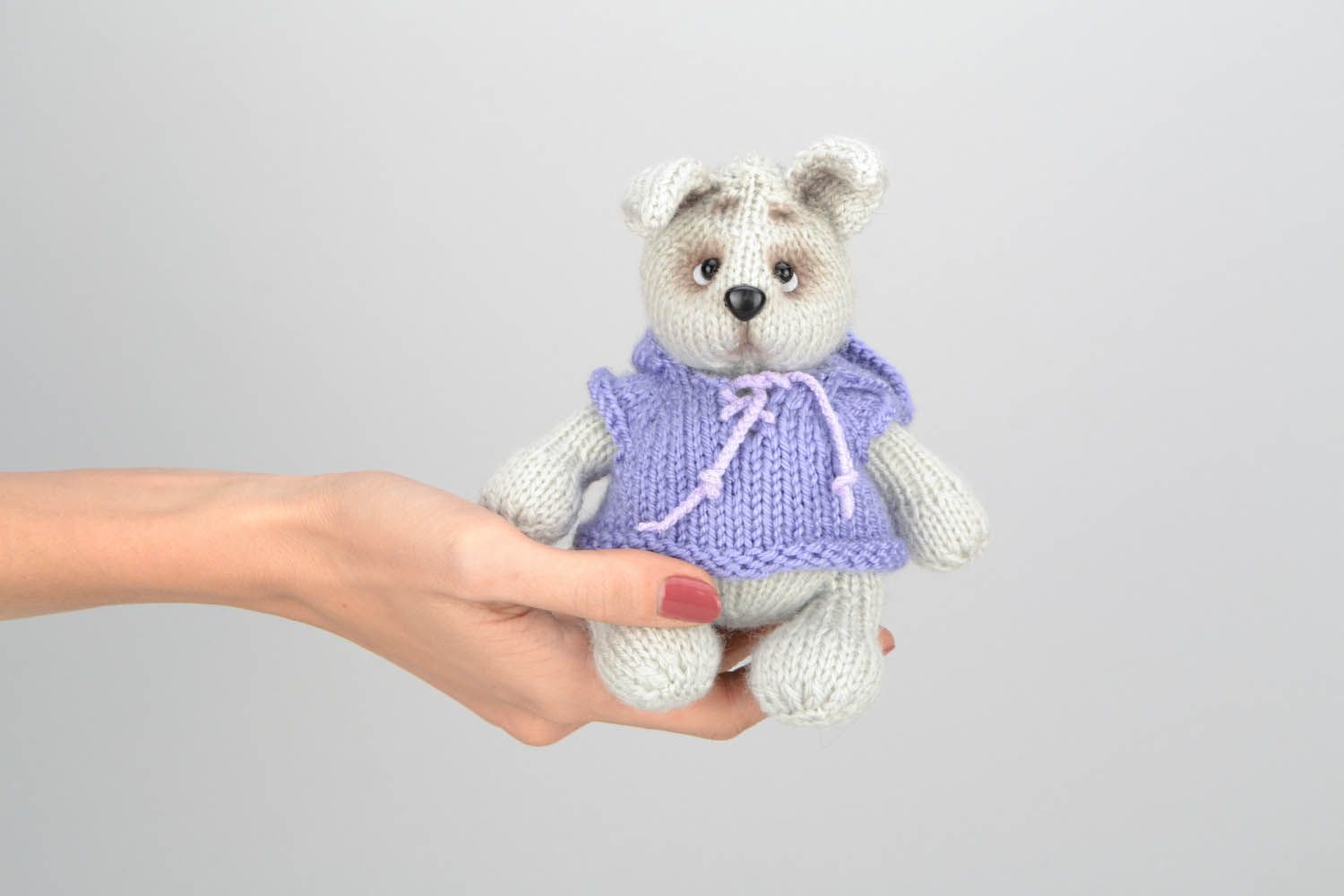 Soft knitted toy Puppy photo 2