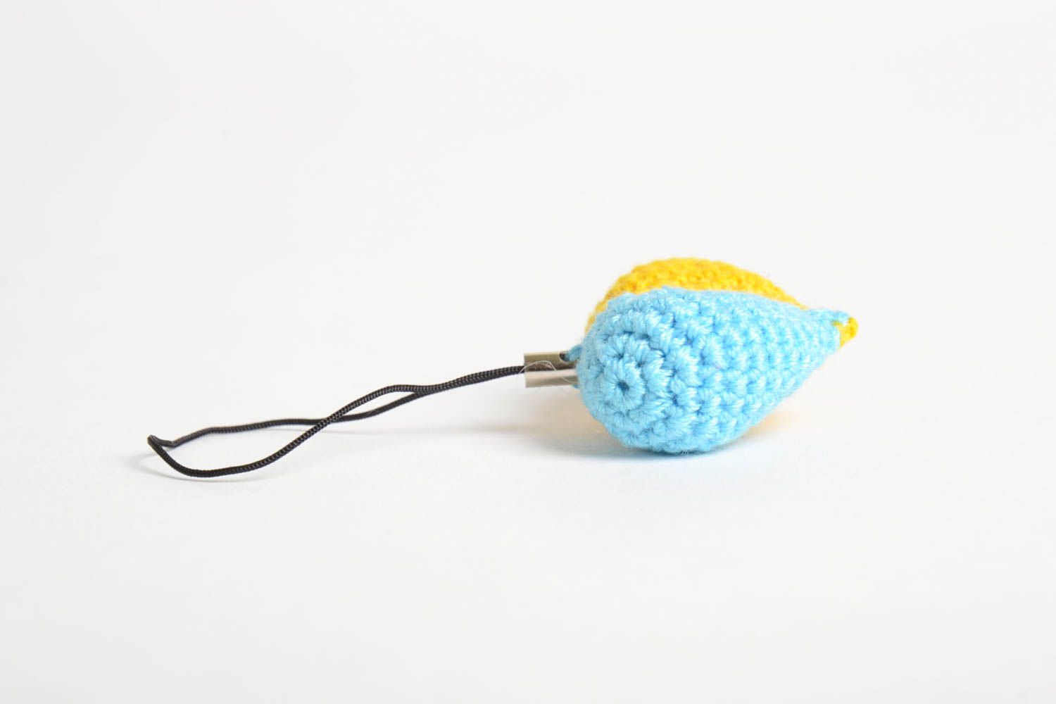 Beautiful handmade crochet keychain soft toy phone charm fashion accessories photo 4