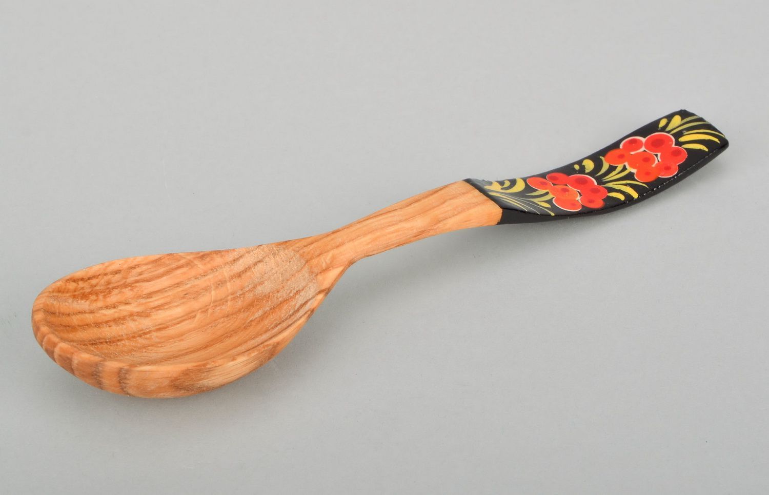 Wooden tablespoon with painting photo 1