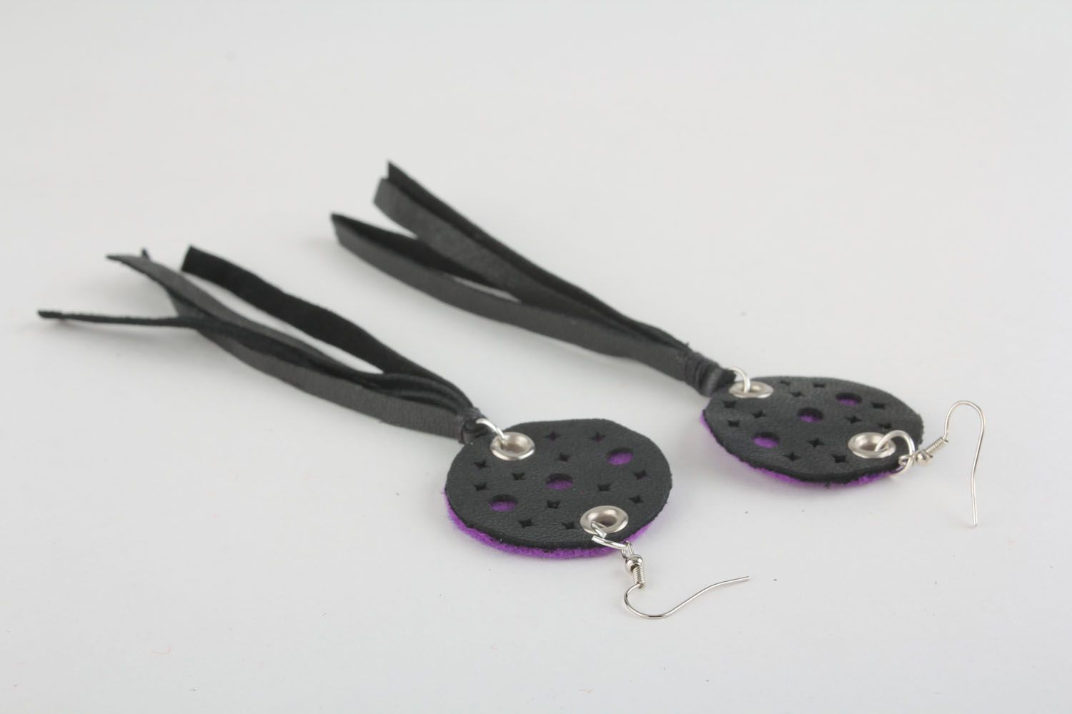 Earrings with tassels photo 3