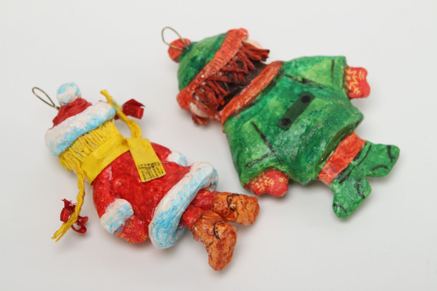 Juguetes navideños hechos a mano elementos decorativos regalo original foto 4