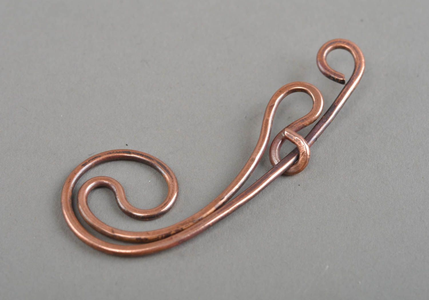 Handmade beautiful forged keychain metal designer souvenir copper keychain photo 2