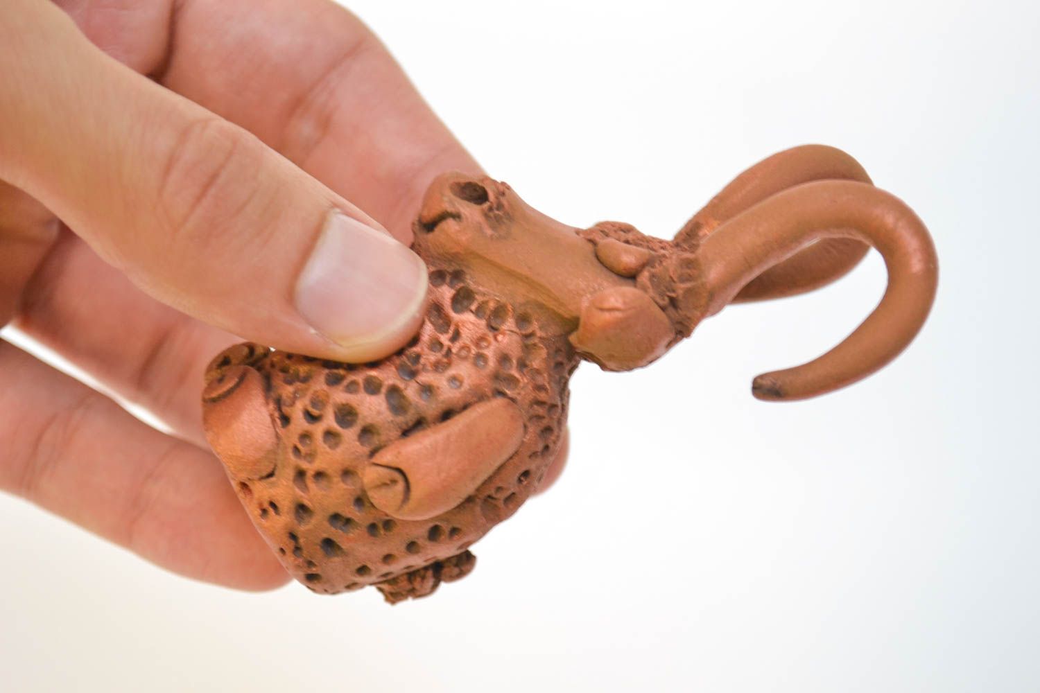 Keramik Tier handgeschaffen Dekoideen Wohnzimmer originell Deko Figur modern foto 5