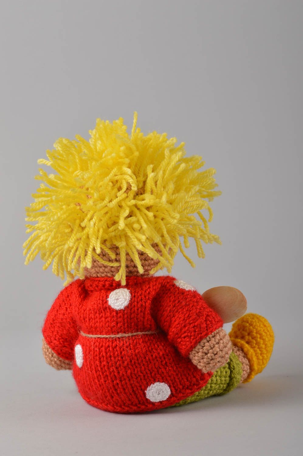 Peluche decorativo duende hecho a mano juguete para niño regalo original foto 3