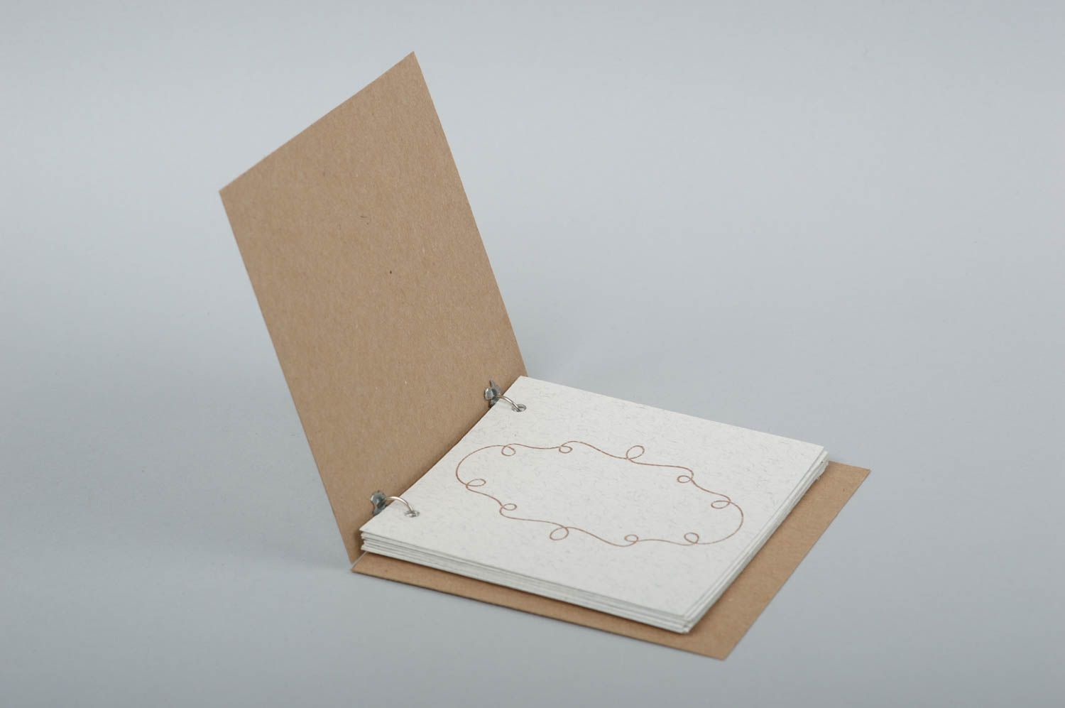 Designer notepad handmade wooden notebook stylish diary present for women photo 2