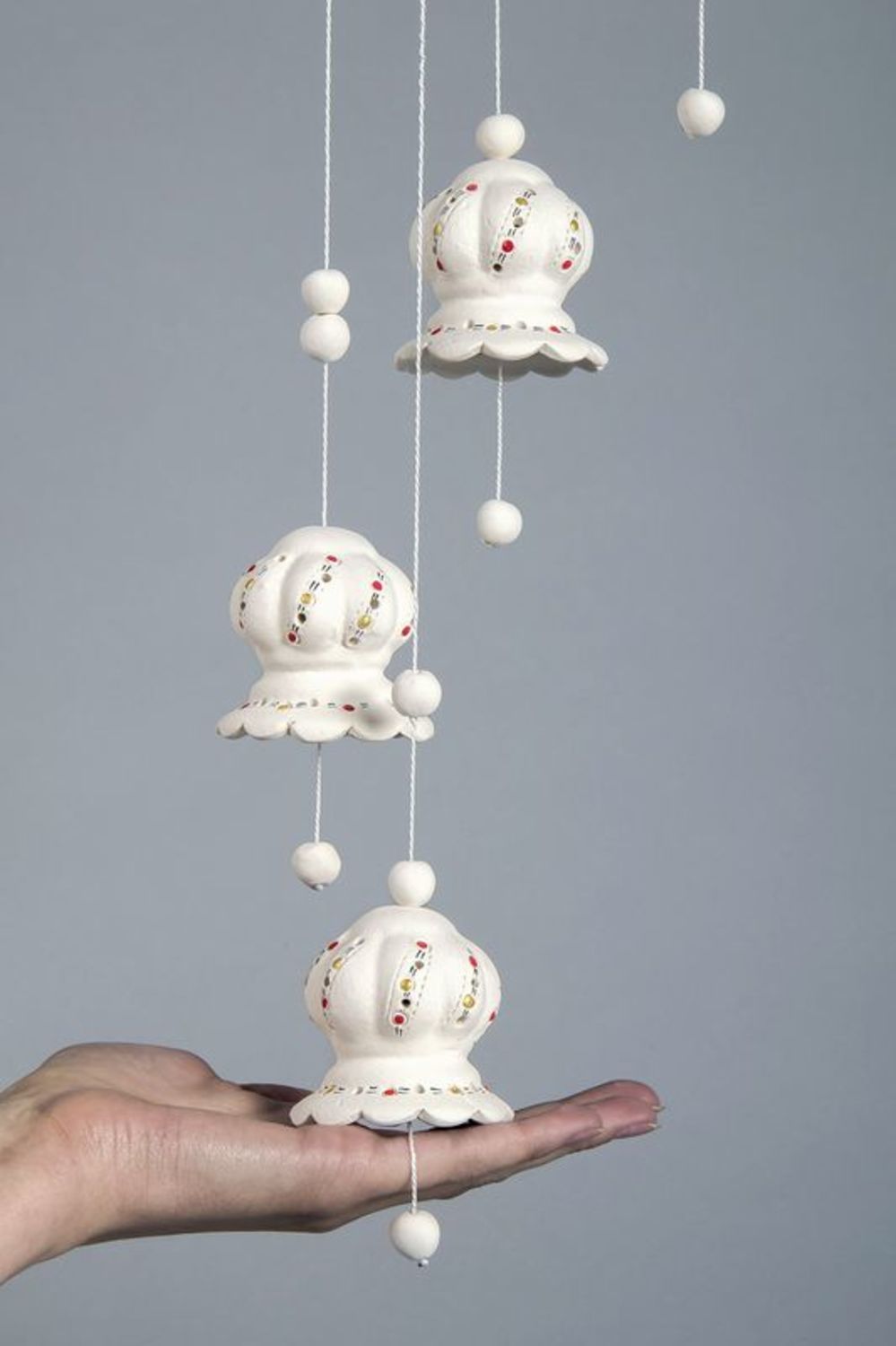 Ceramic hanging bells  photo 4