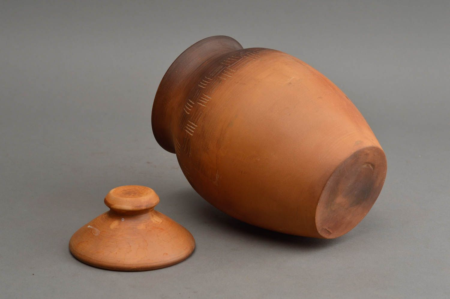 Pote de barro para cocina cerámica artesanal original elemento decorativo foto 4