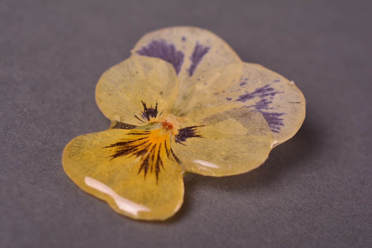 Botanic brooch handmade flower brooch vintage brooch handmade accessories photo 3