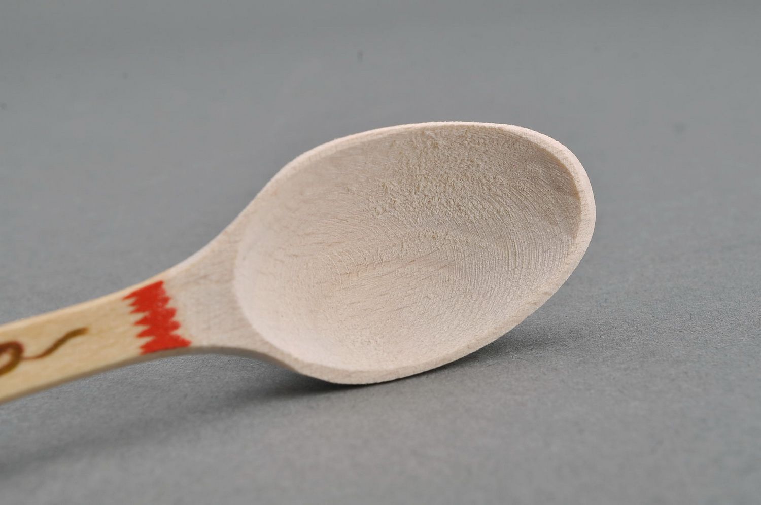 Wooden teaspoon, painted manually photo 2