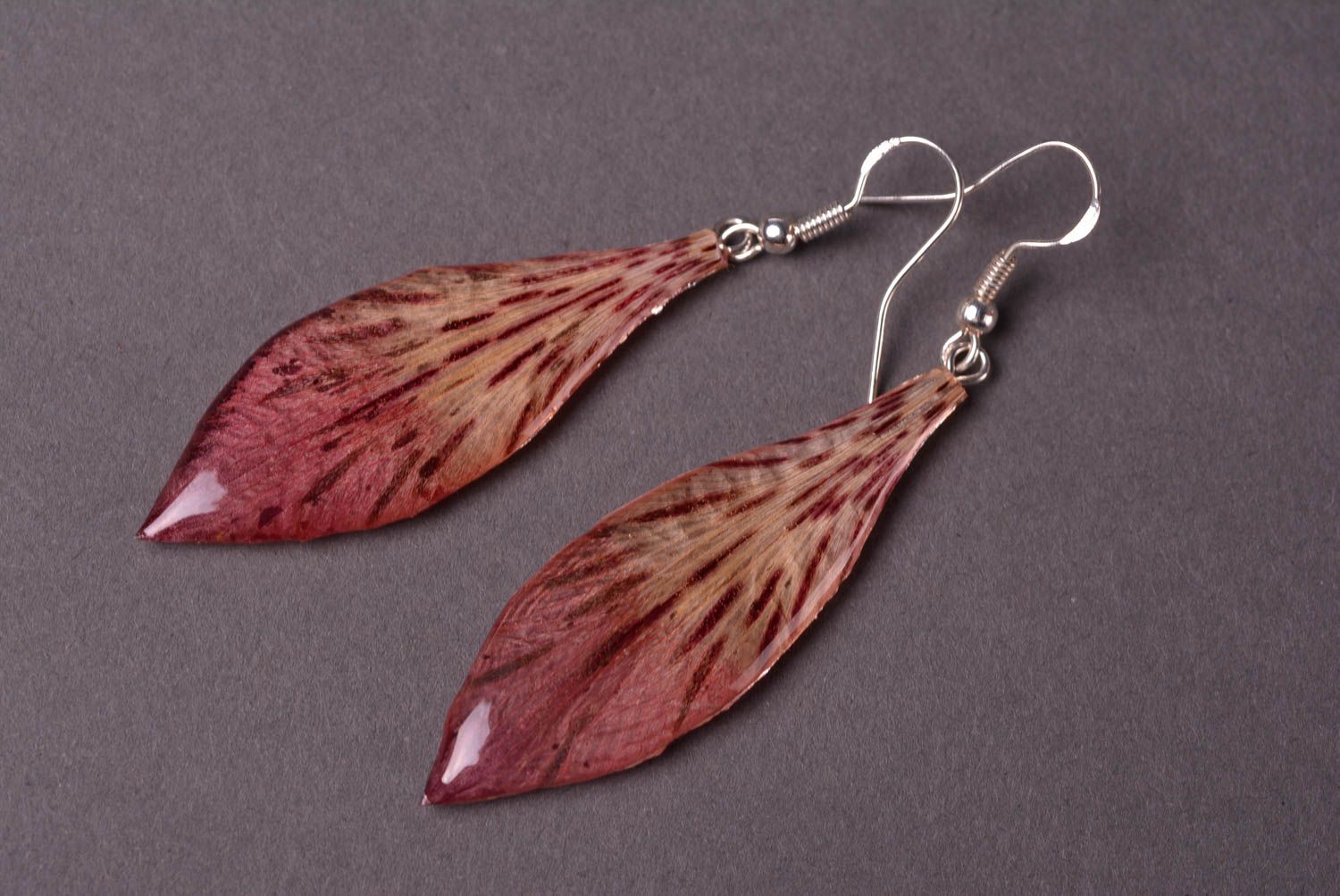 Handmade botanic earrings stylish accessories flower earrings designer jewelry photo 3
