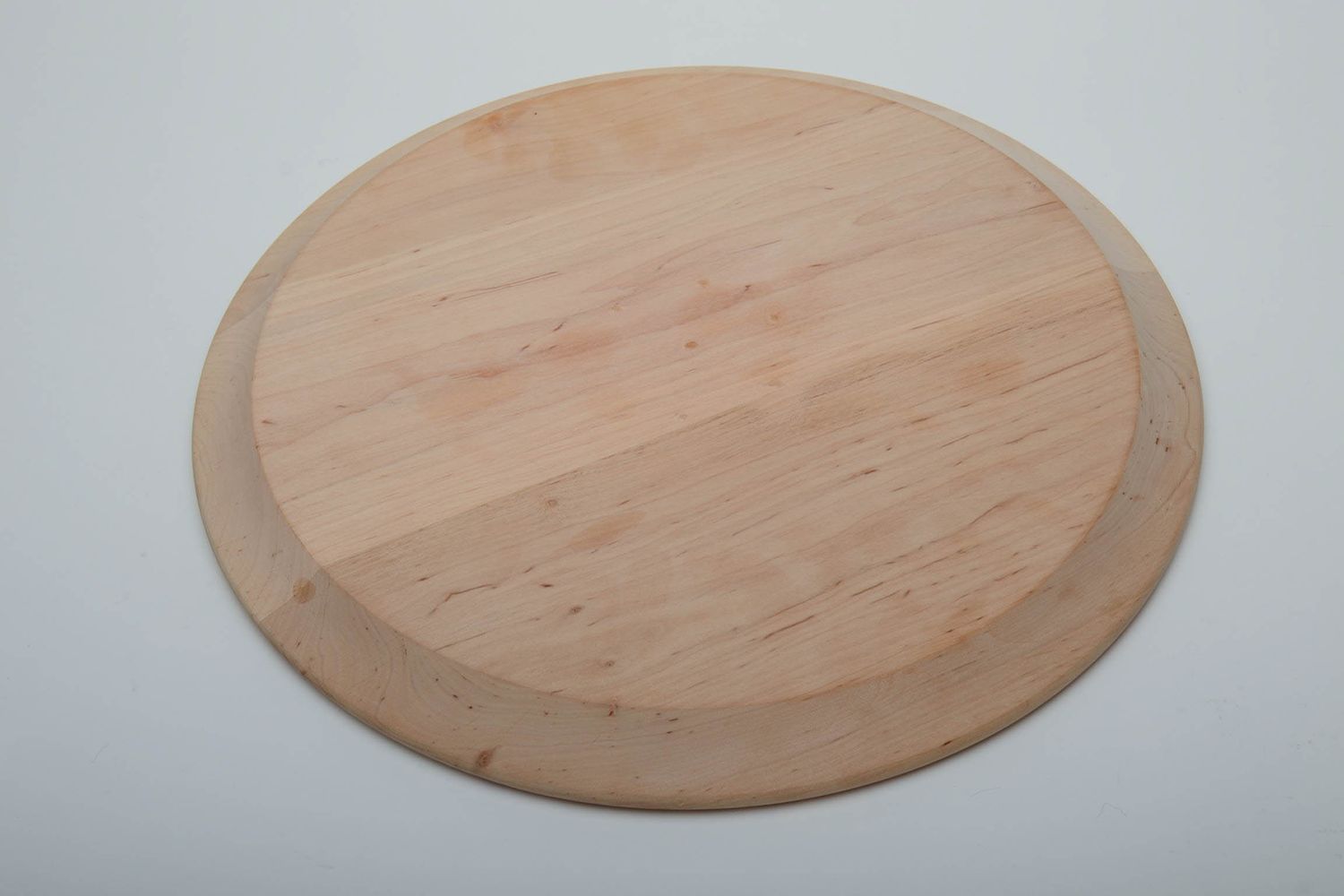 Резная деревянная заготовка тарелки из ольхи  фото 4