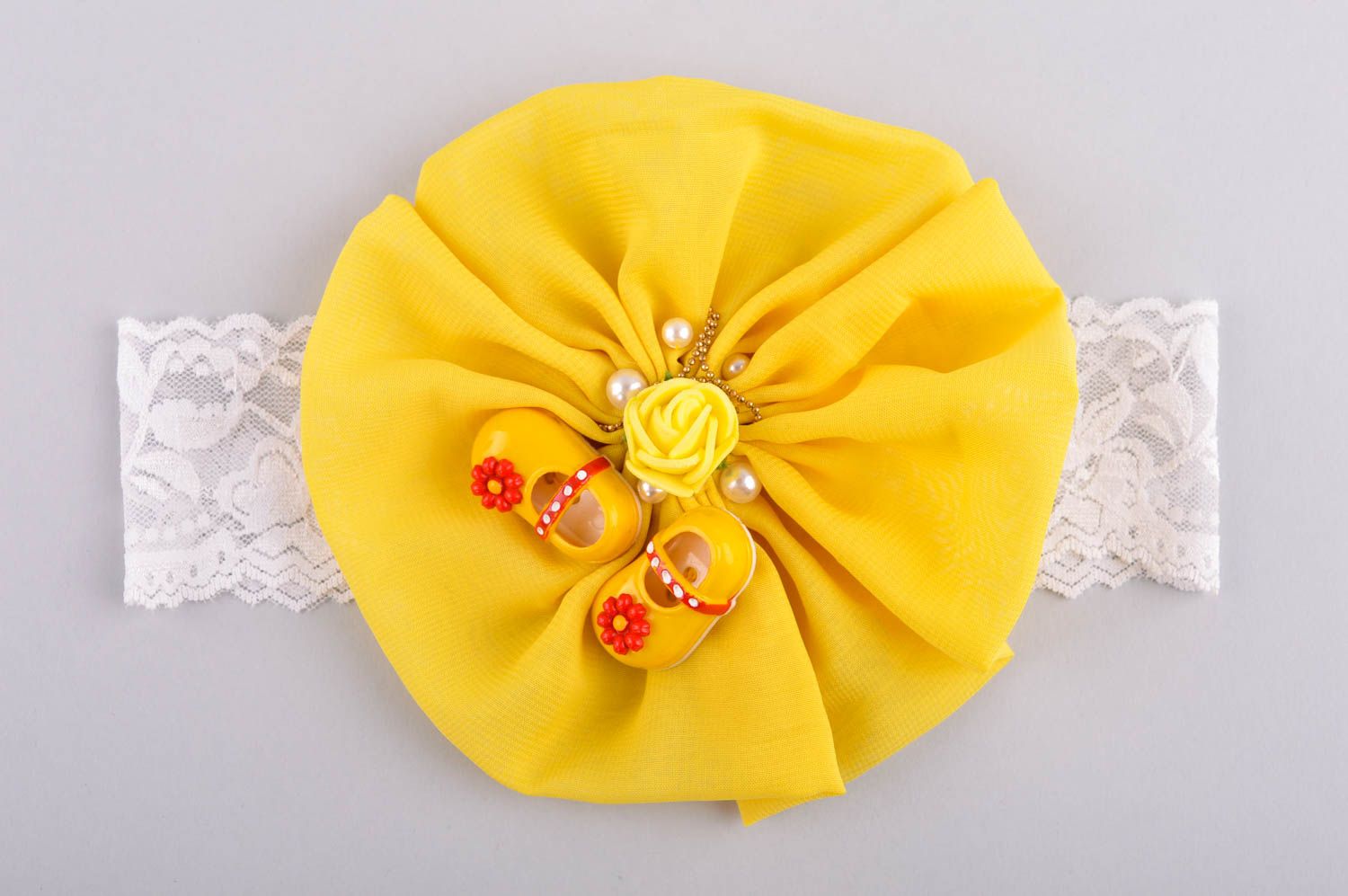 Handmade hair accessories flower headbands girls headbands gifts for kids photo 4