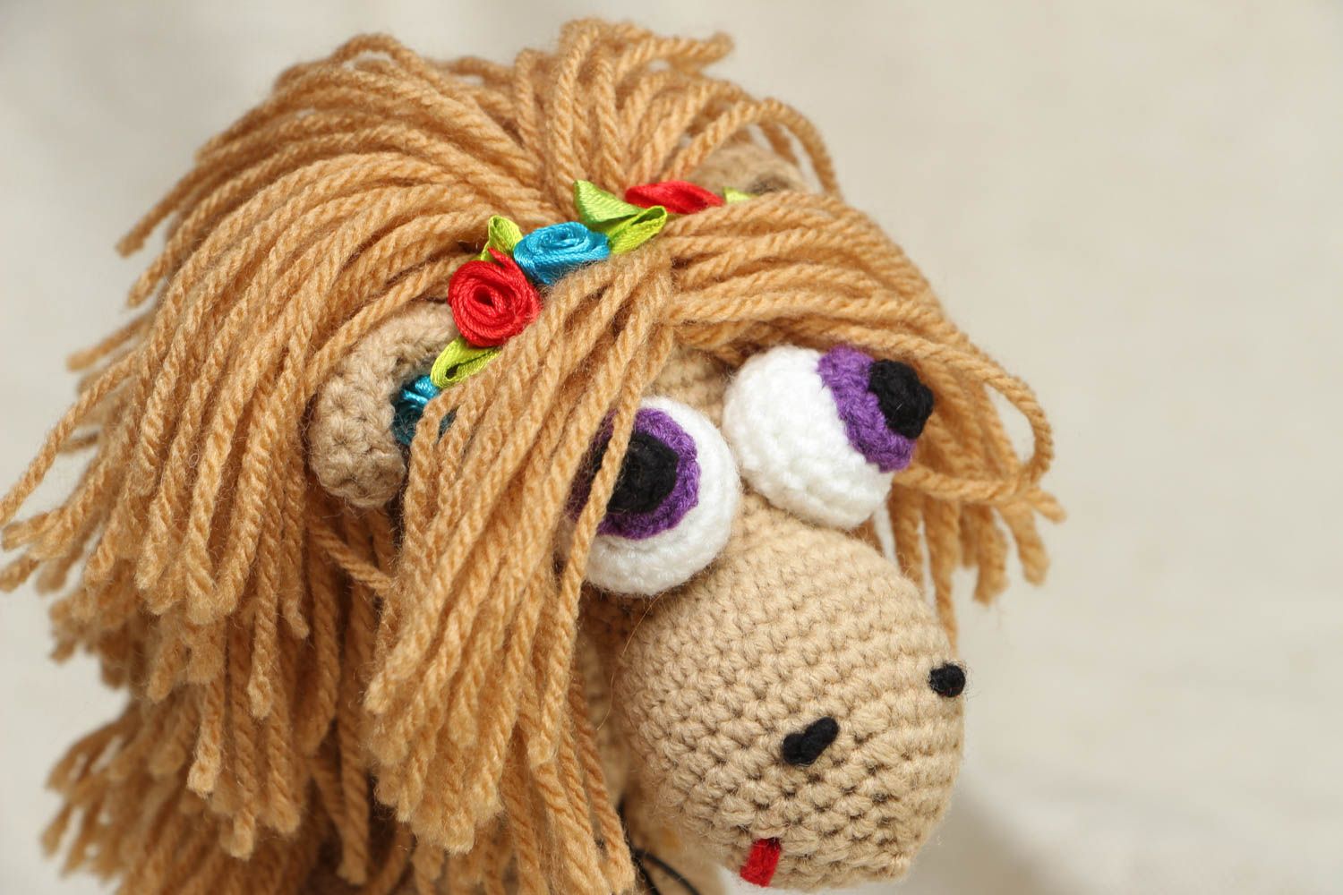 Soft crochet toy Horse photo 2