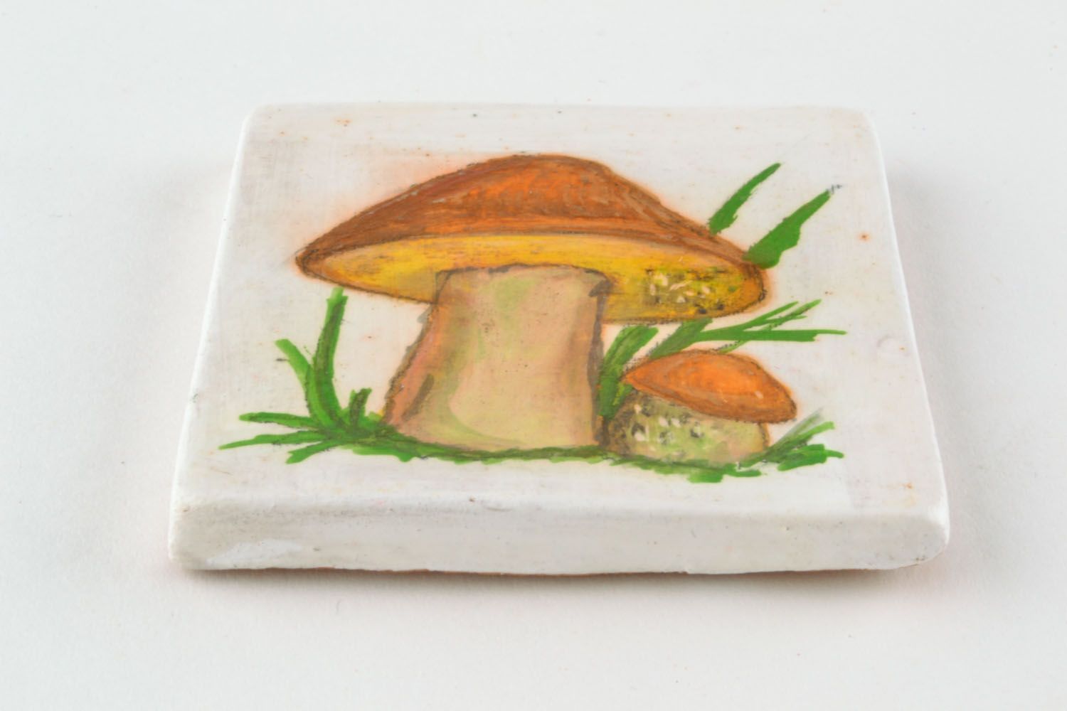 Ceramic fridge magnet Mushrooms photo 4
