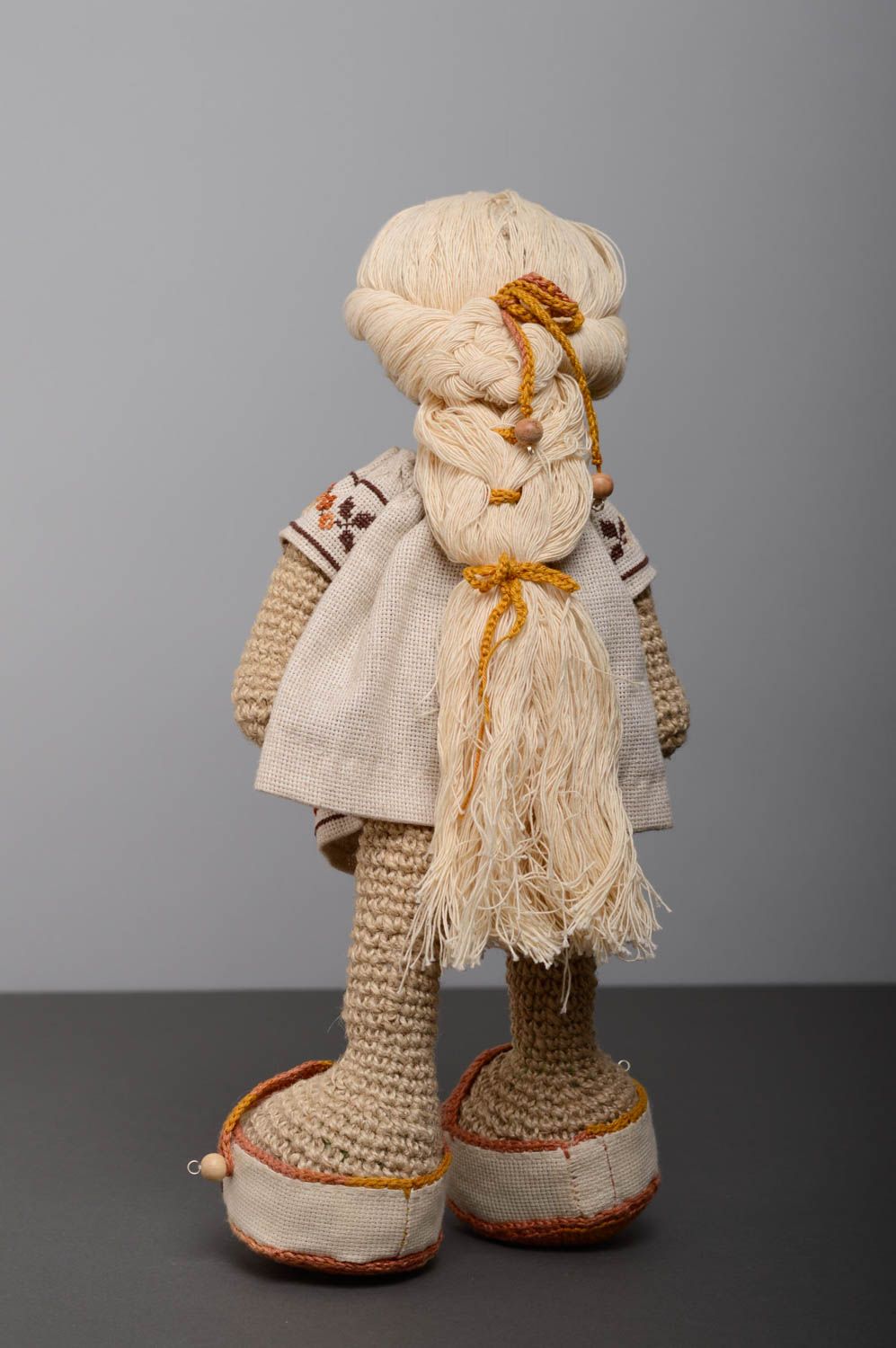 Designer crochet doll photo 5