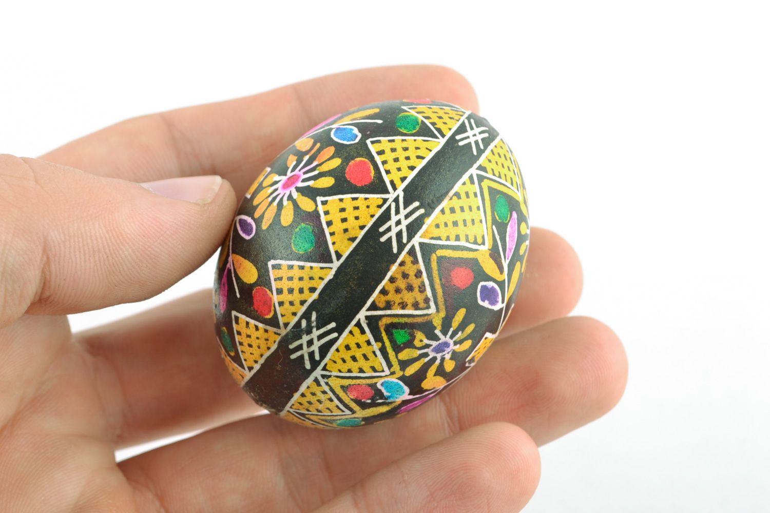 Huevo de Pascua pintado a mano foto 2