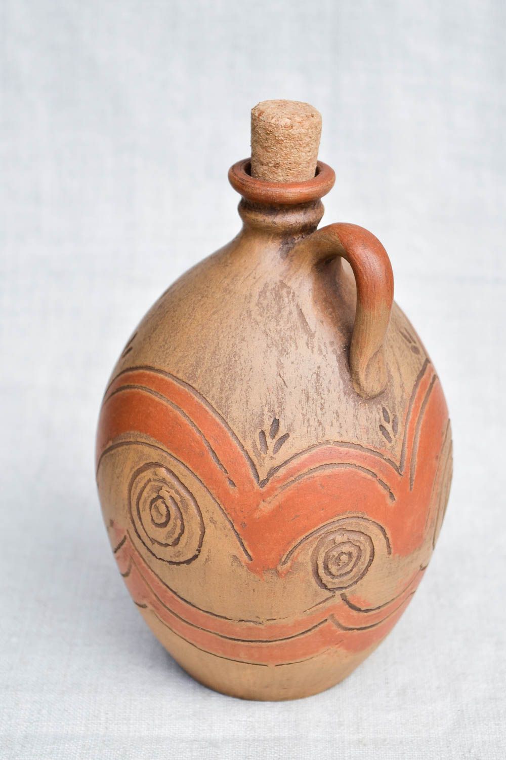 Jarro de cerámica hecho a mano vajilla de barro utensilio de cocina para regalo foto 4