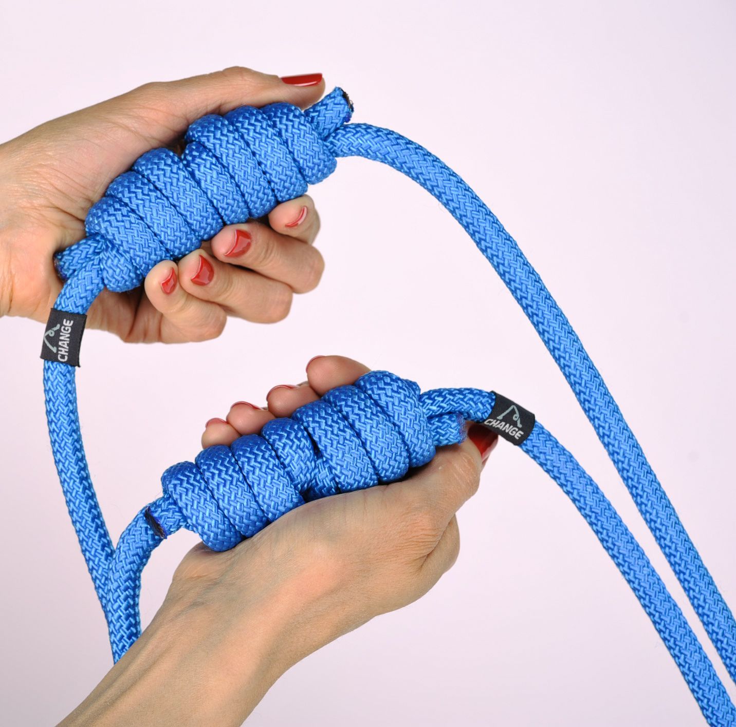 Corde de yoga avec un noeud pour exercices pratiques photo 2