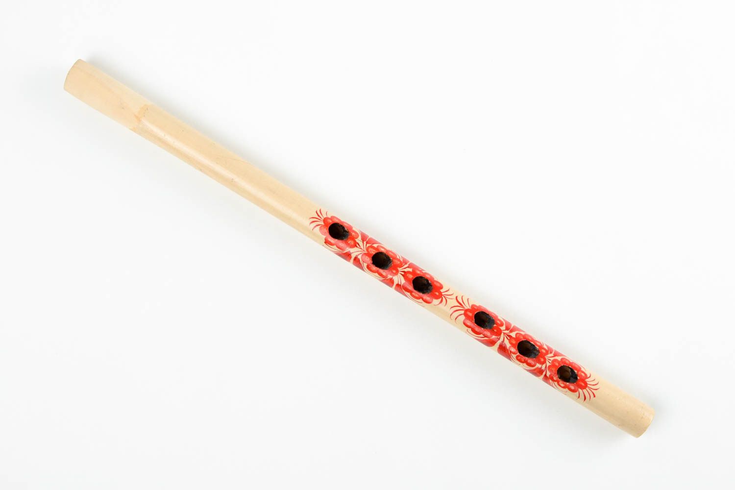 Musik Instrument handmade kleine Flöte originelles Geschenk Deko Element bunt foto 4