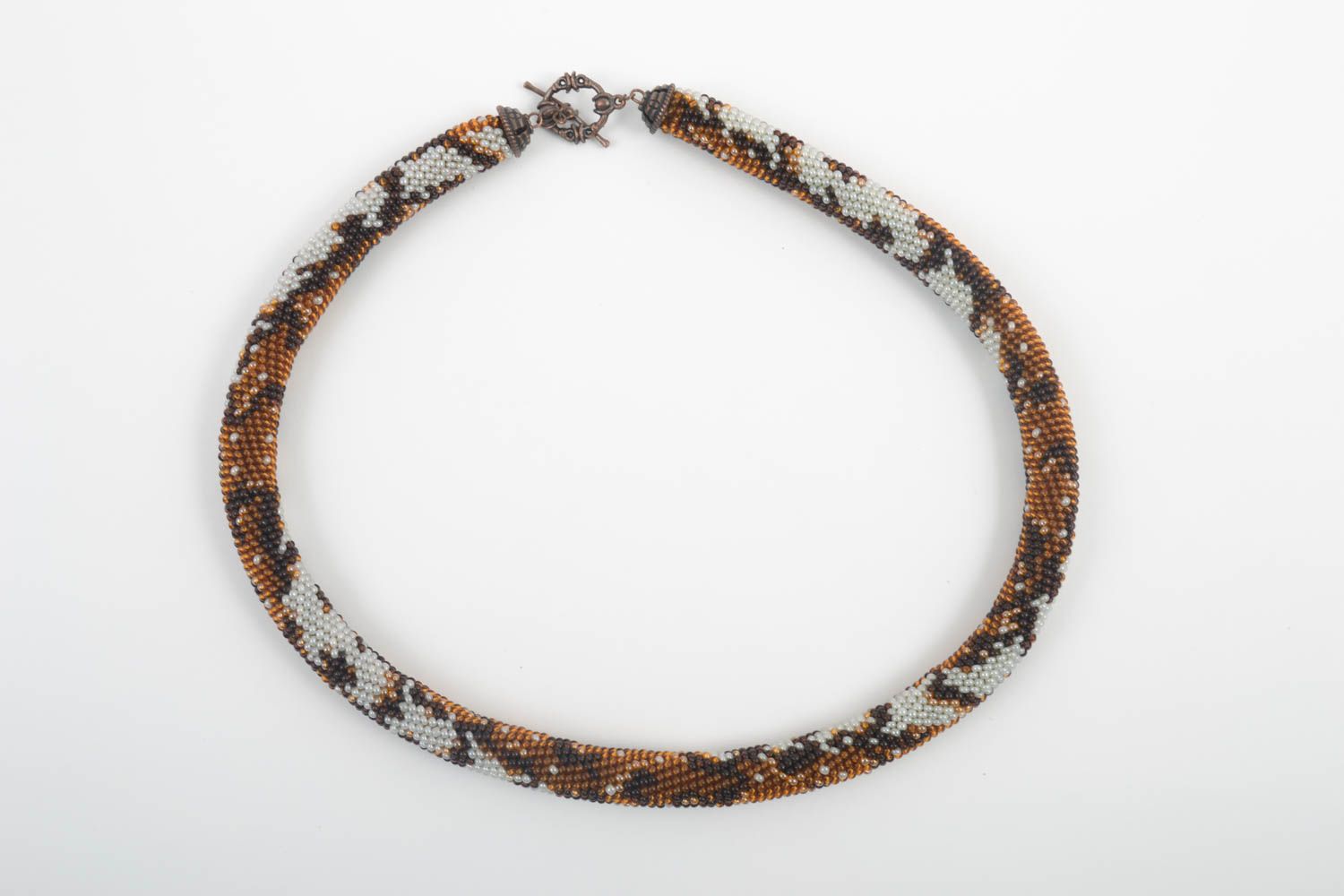 Handmade cute designer necklace stylish elegant necklace beaded cord jewelry photo 3
