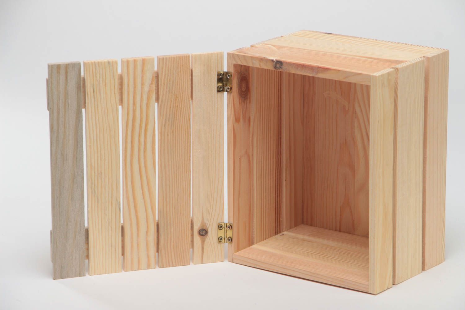 Handmade Holzkiste Rohling zum Bemalen Decoupage Designer Holz Kasten   foto 4