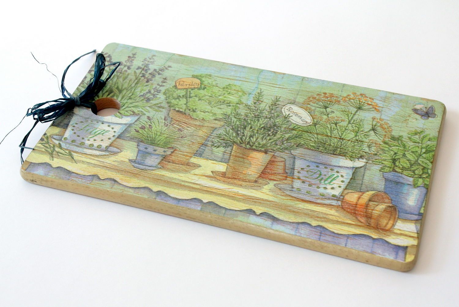 Planche à découper en bois du style Provence photo 2