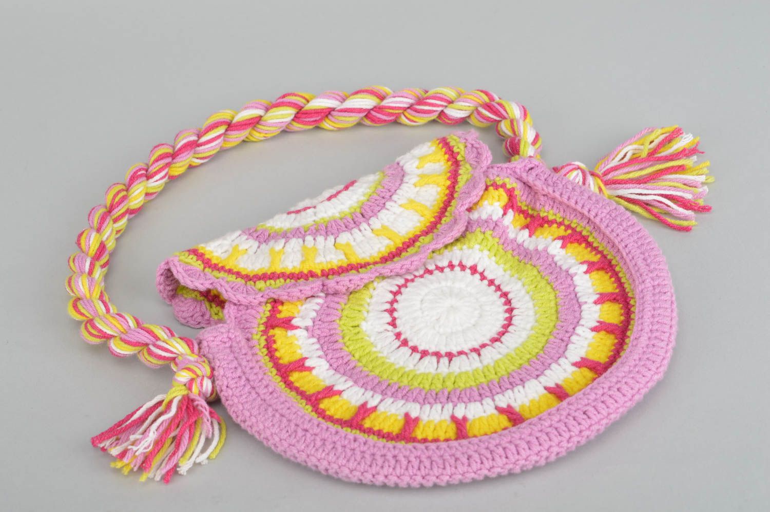 Beautiful handmade crochet bag crochet handbag luxury bags gifts for kids photo 5