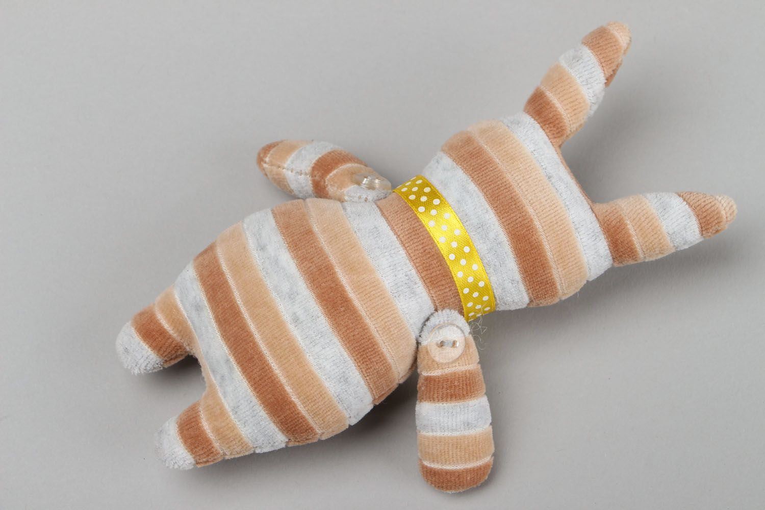 Homemade soft toy Striped Hare photo 3