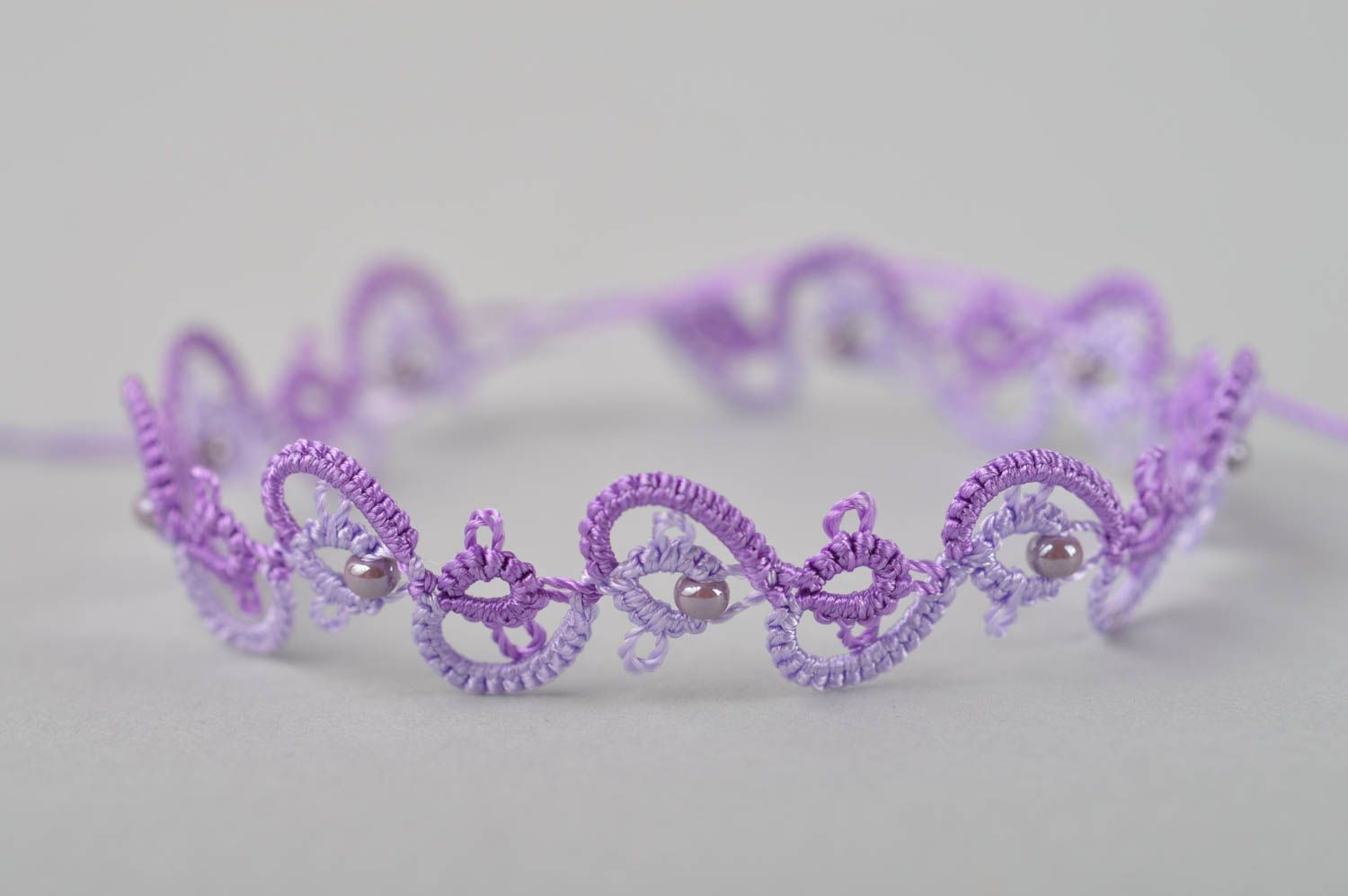 Beautiful handmade woven bracelet designs beaded bracelet textile jewelry photo 3