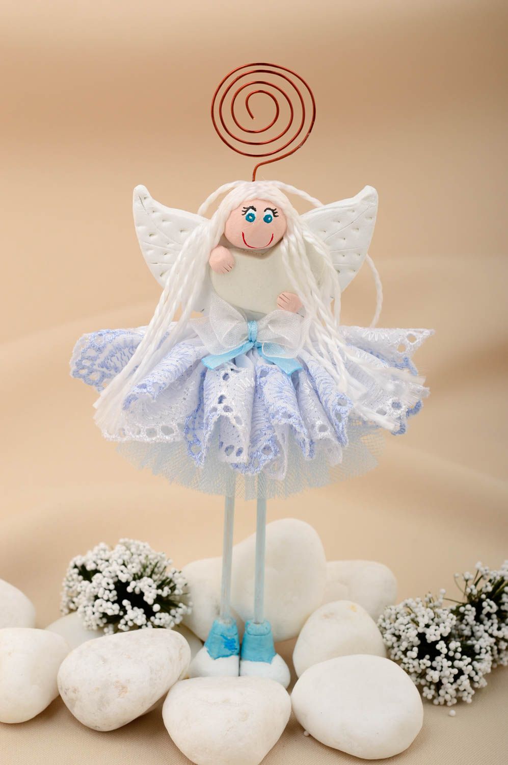 Магнит на холодильник handmade декоративная подвеска ангел необычный подарок фото 1