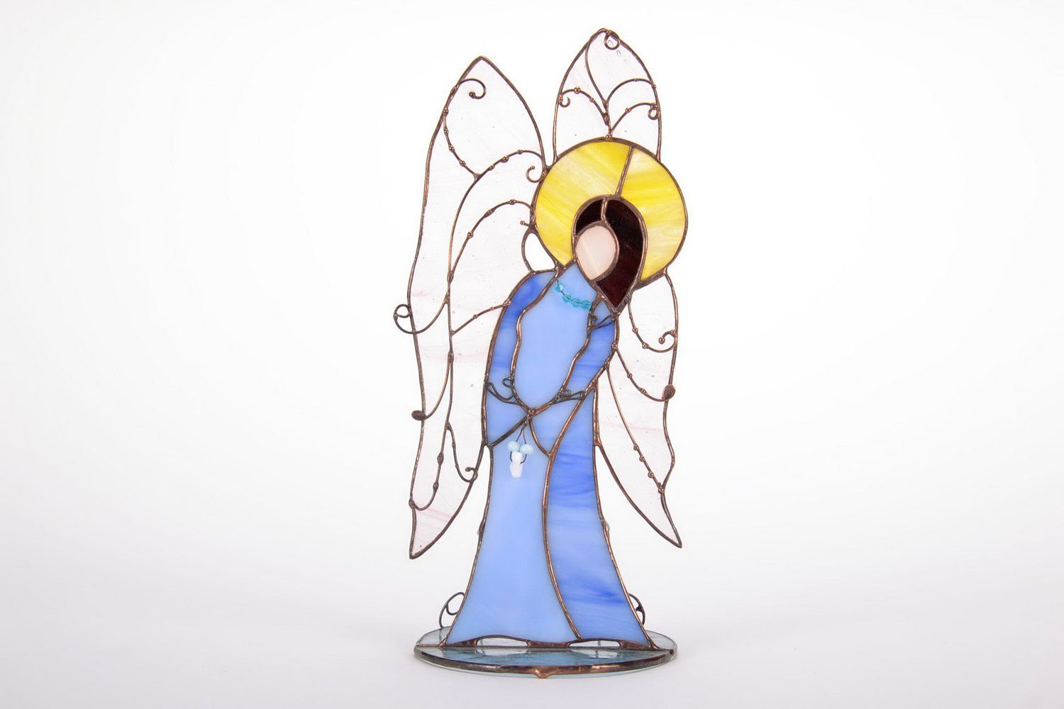 Stained glass statuette Angel  photo 3