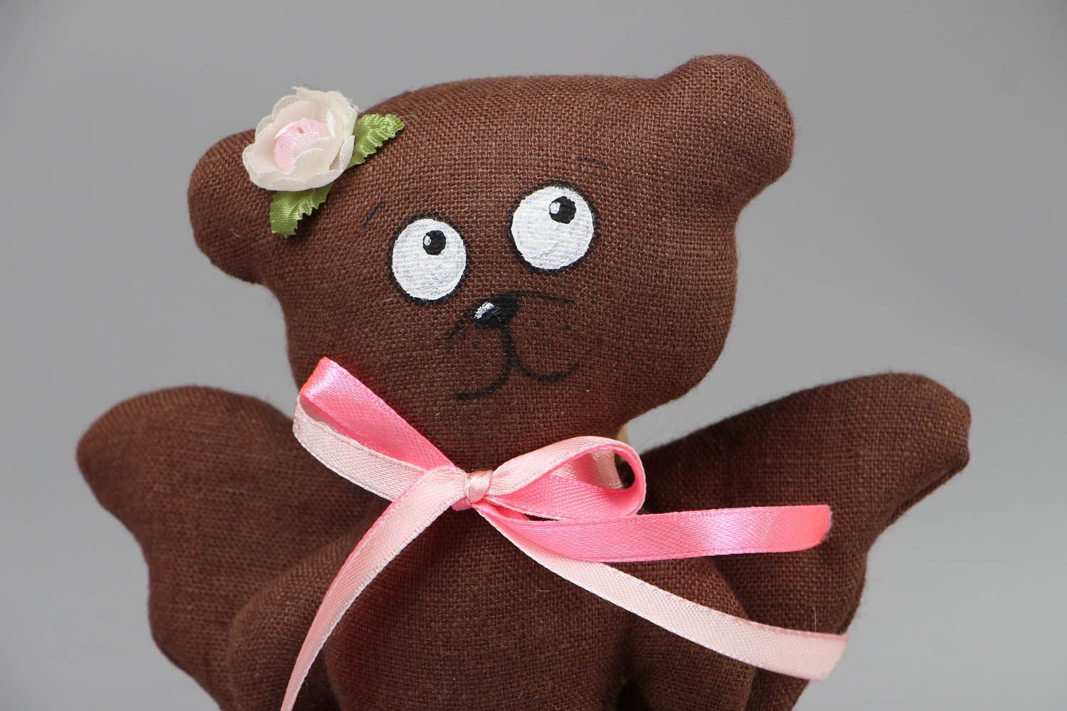 Soft toy for present Angel bear photo 2