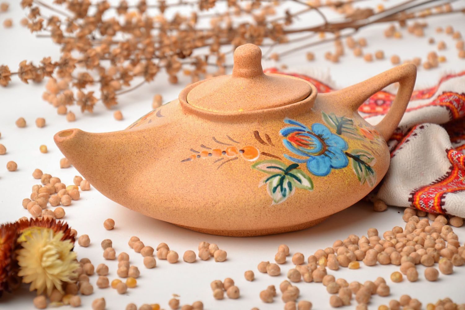 Unusual ceramic teapot photo 1