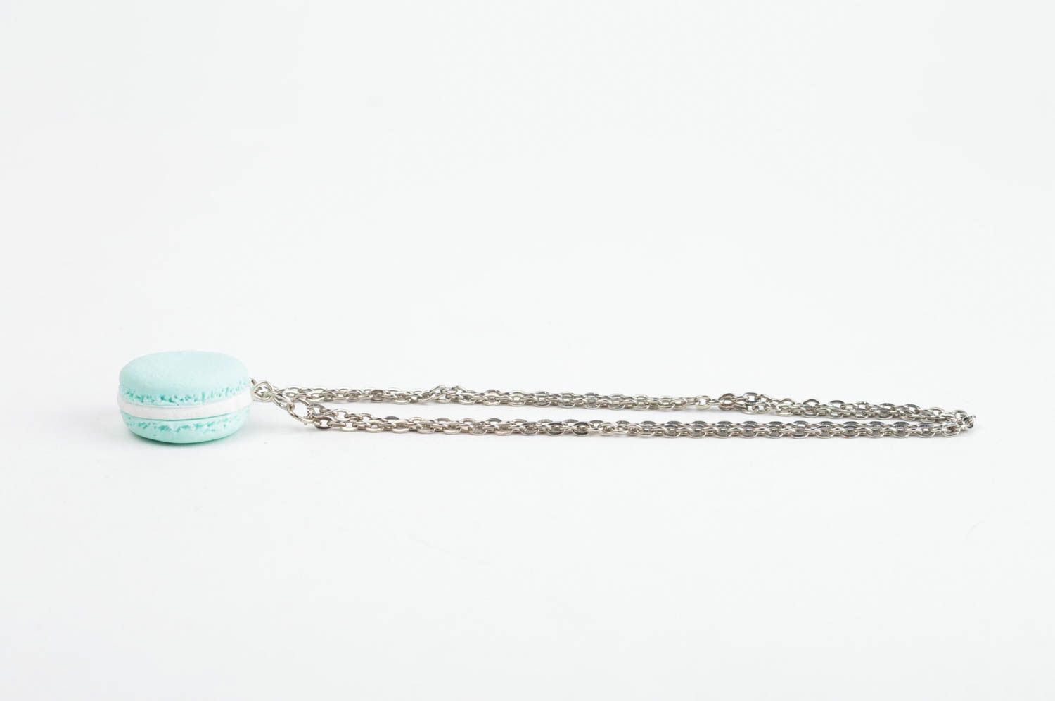 Handmade pendant unusual pendant designer accessory clay jewelry gift for girls photo 2