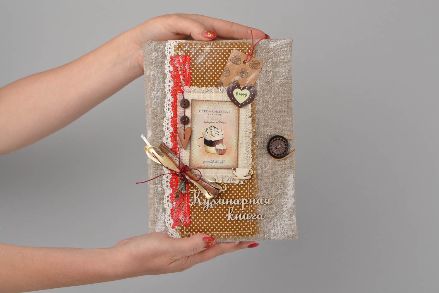 Libro di cucina fatto a mano blocco note originale idee regalo per donna foto 2