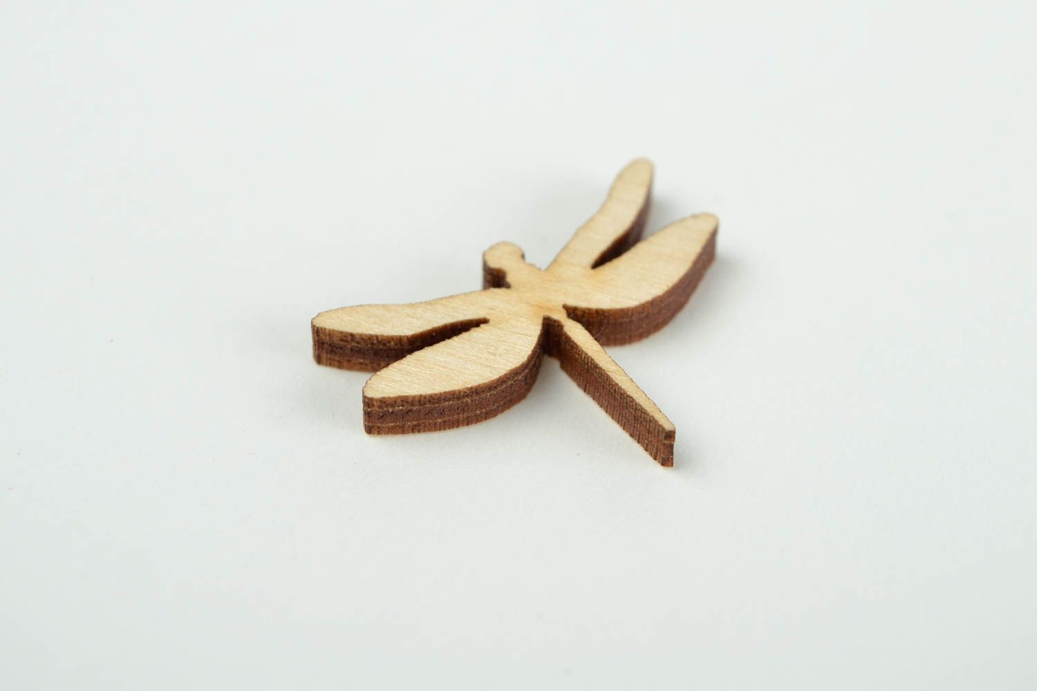 Handgemachtes Deko Element Figur zum Bemalen Holz Rohling Miniatur Figur Libelle foto 4