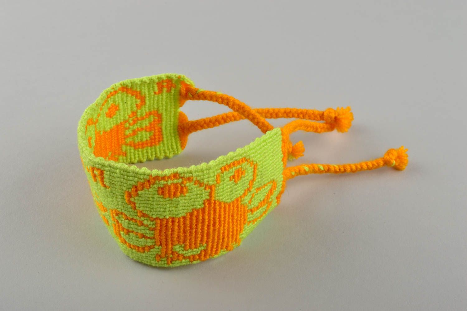 Unusual handmade woven bracelet textile bracelet designs fashion trends photo 2