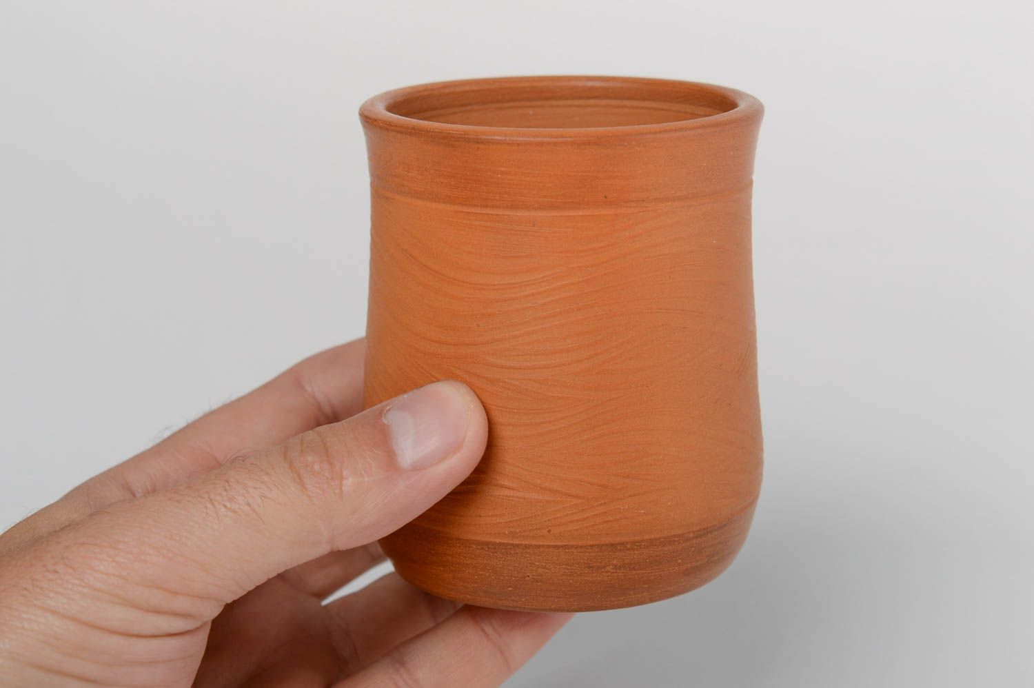 Vaso de cerámica hecho a mano de arcilla utensilio de cocina vajilla moderna 
 foto 5