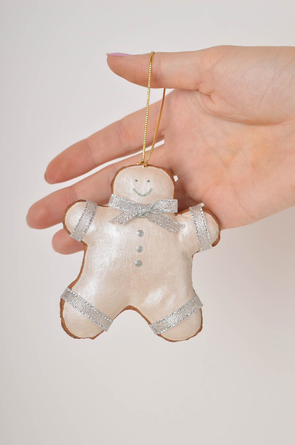 Handmade toy for New Year tree decorative pendant for Christmas tree gift ideas photo 5