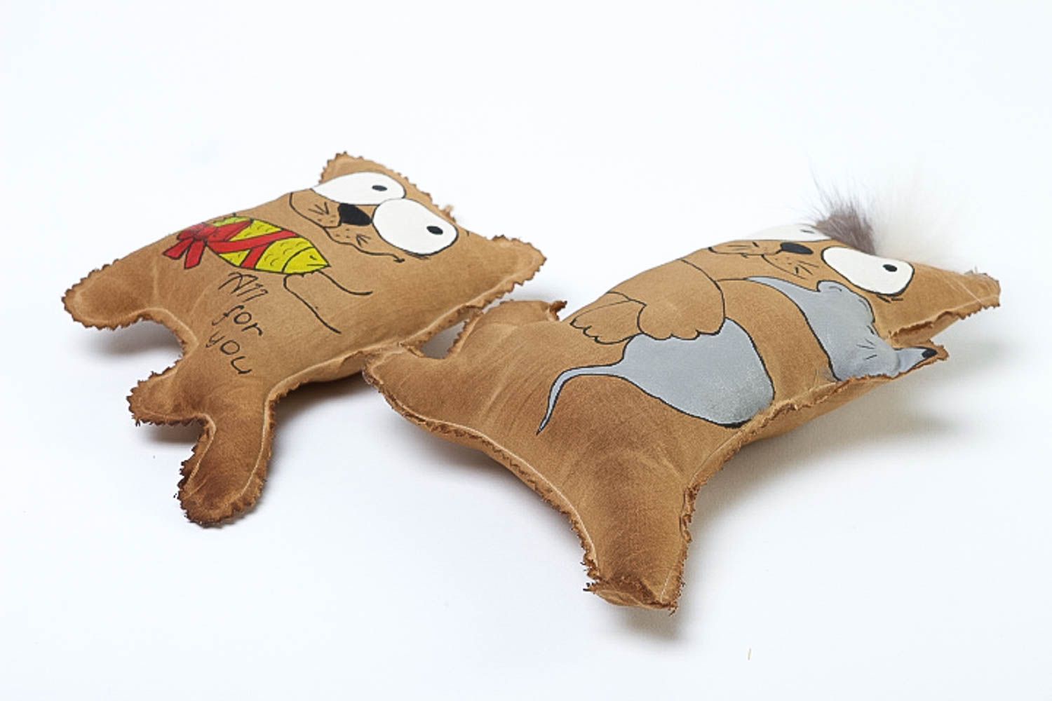 Peluches de animal hechos a mano juguetes de tela objetos de decoración foto 2