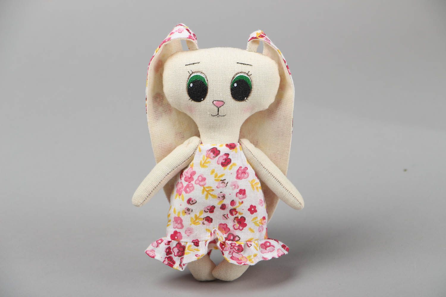 Soft toy Bunny in Dress photo 1