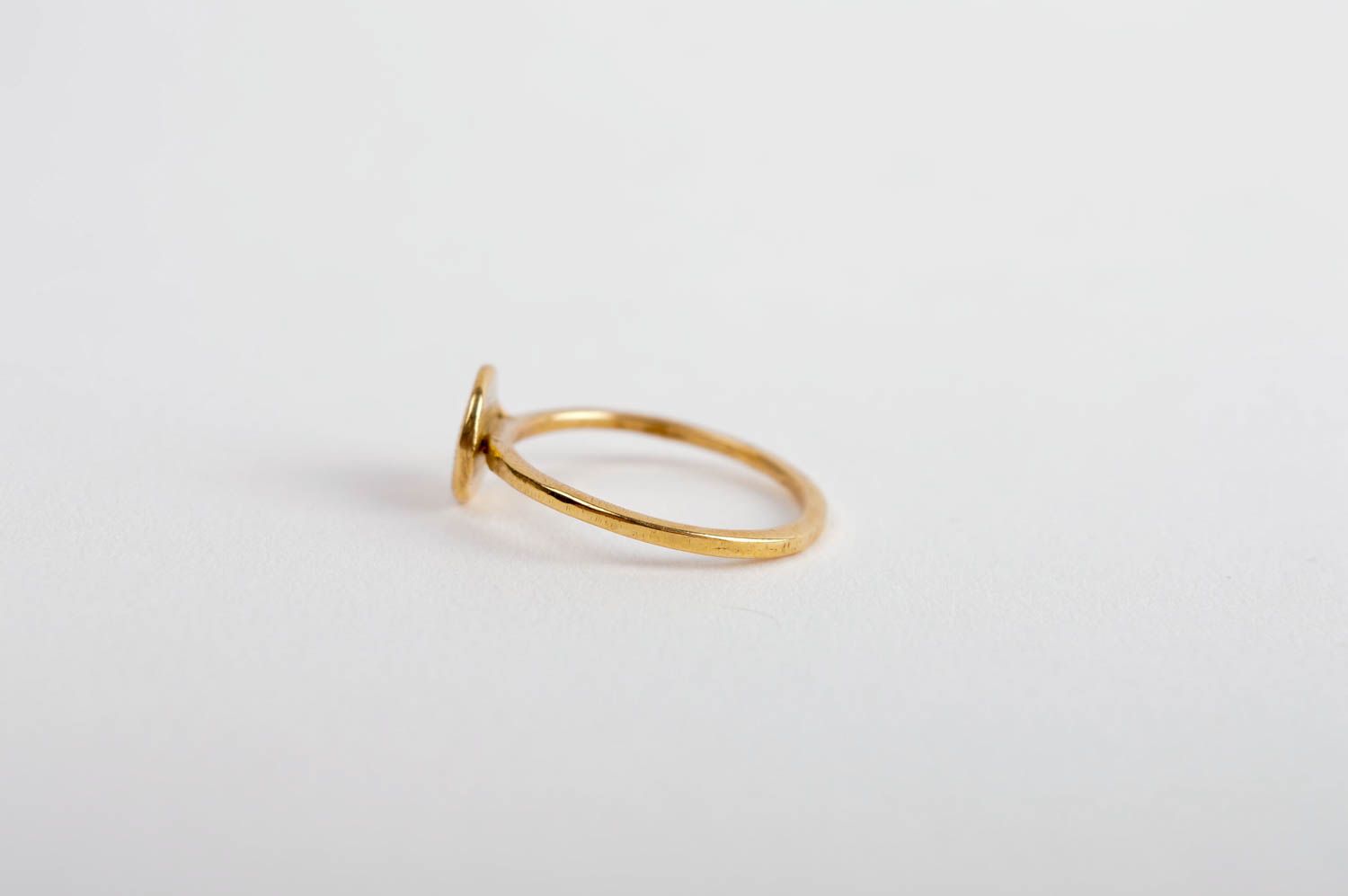 Handmade Schmuck feiner Ring Accessoire für Frauen Messing Ring modisch foto 4