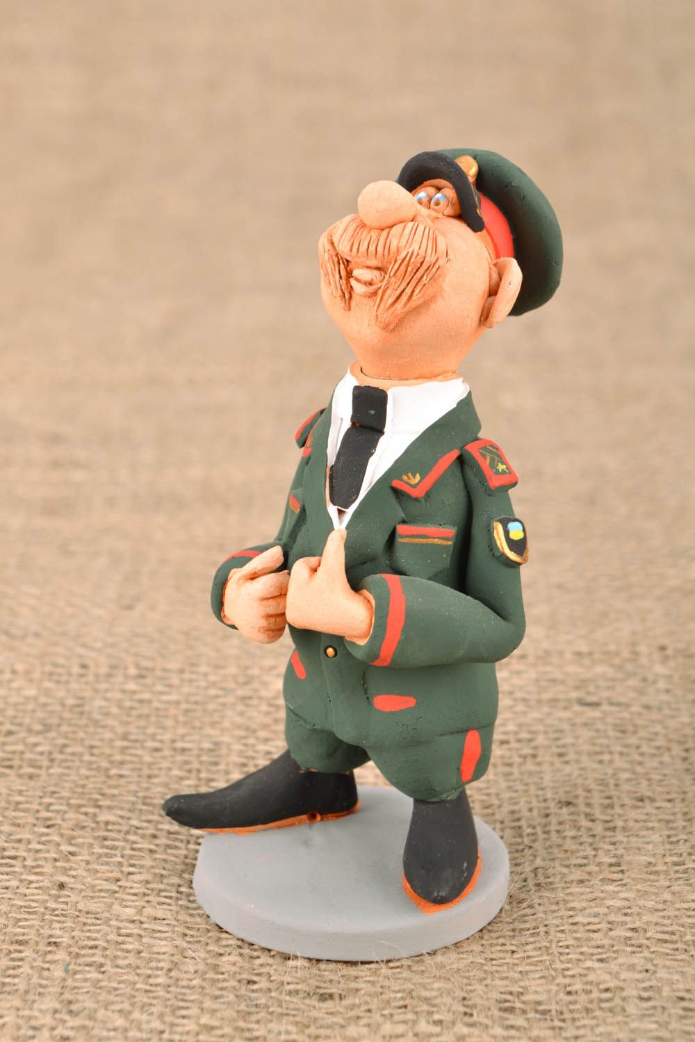Ceramic statuette for present Military Man photo 1